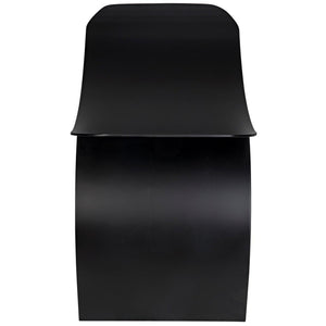 Noir Papillon Stool, Black Steel-Noir Furniture-Blue Hand Home