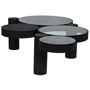 Noir Furniture Trypo Coffee Table, Black Metal-Noir Furniture-Blue Hand Home