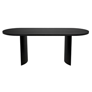 Concave Table-Noir Furniture-Blue Hand Home