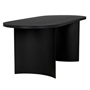 Concave Table-Noir Furniture-Blue Hand Home