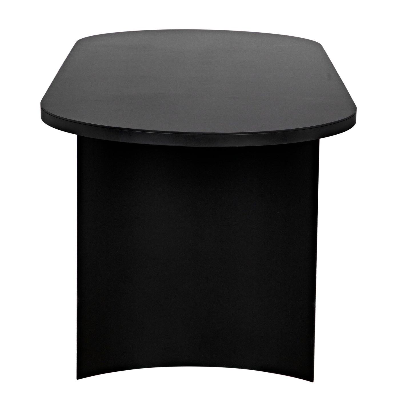 Concave Table-Noir Furniture-Blue Hand Home