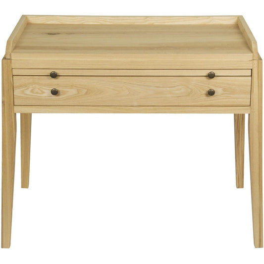 Noir Furniture Hiller Side Table, Elm-Noir Furniture-Blue Hand Home