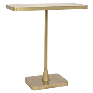 Noir Furniture Hild Side Table, Antique Brass-Noir Furniture-Blue Hand Home