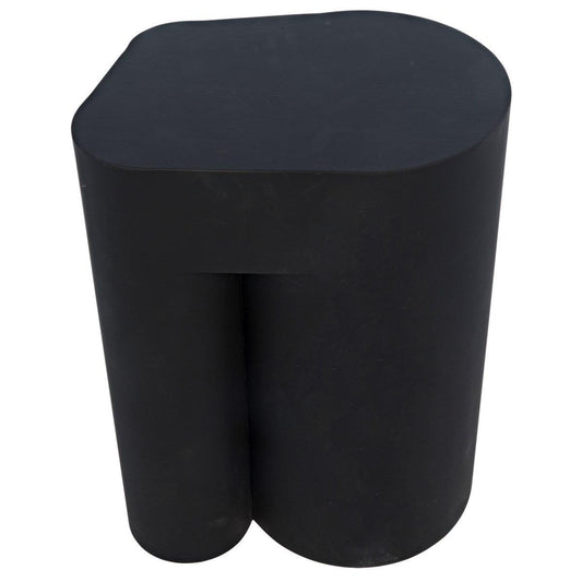 Noir Furniture Blair Side Table, Black Metal-Noir Furniture-Blue Hand Home