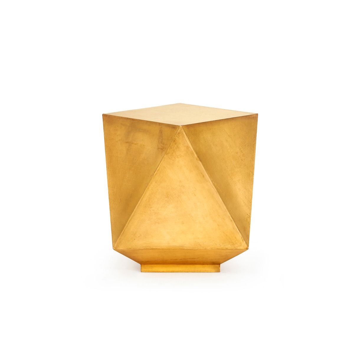 Villa & House - Hedron Side Table - Brass - Blue Hand Home