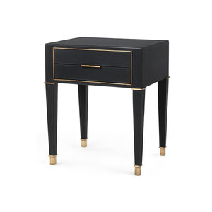 Villa & House - Hunter 2-drawer Side Table, Black-Bungalow 5-Blue Hand Home