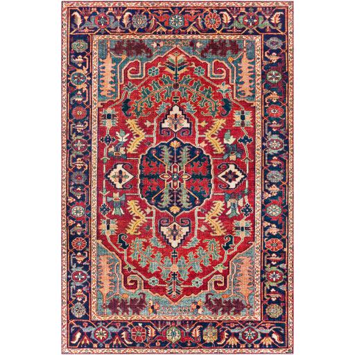 Iris Rug by Surya-irs-2317-Surya-Blue Hand Home