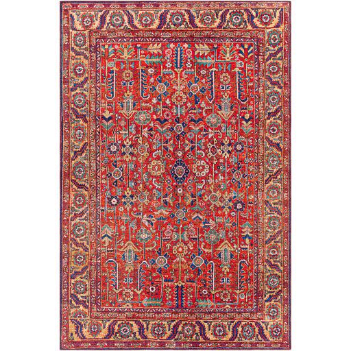 Iris Rug by Surya-irs-2332-Surya-Blue Hand Home