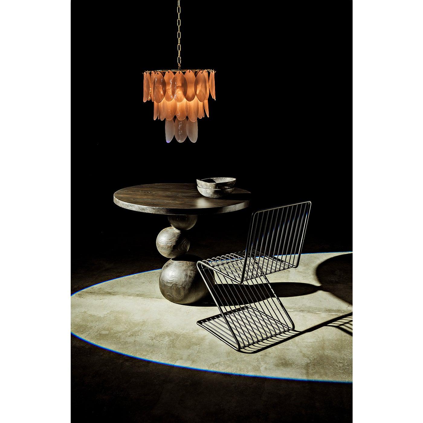 Lotus Chandelier-Noir Furniture-Blue Hand Home