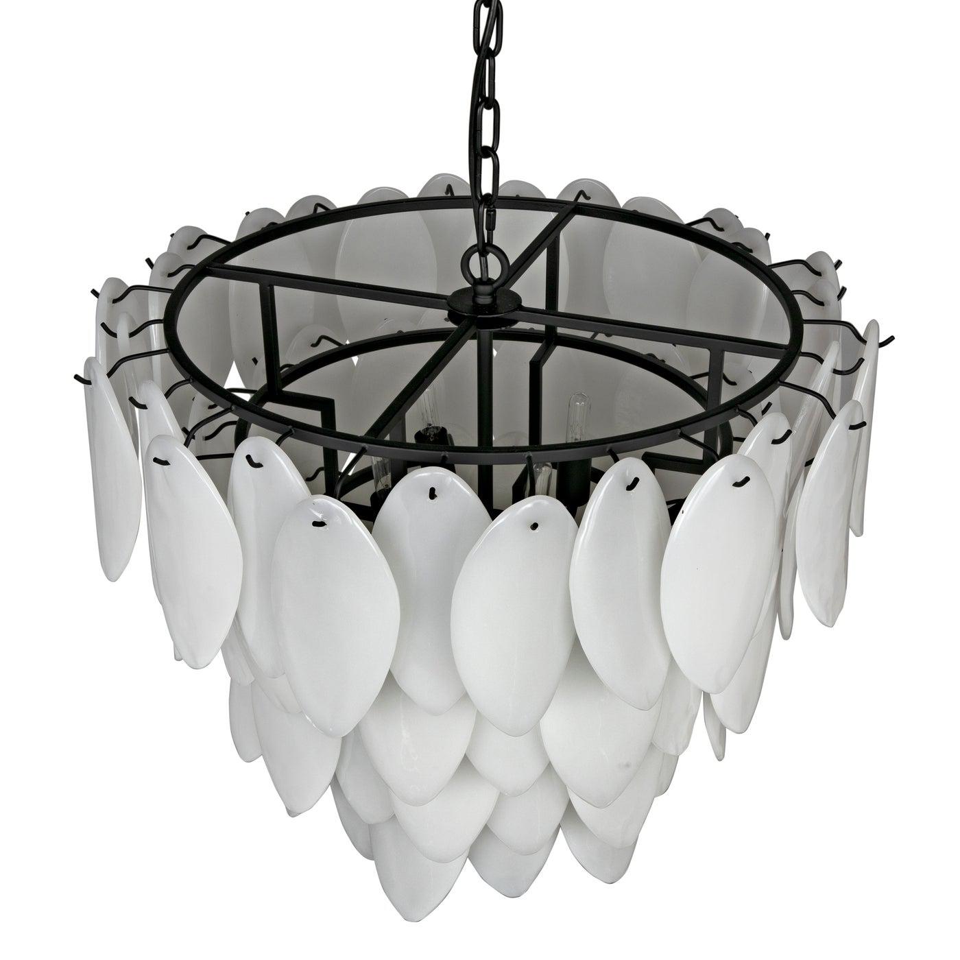 Lotus Chandelier, Large-Noir Furniture-Blue Hand Home