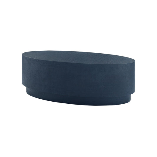 Villa & House - Mila Oval Coffee Table, Navy Blue-Bungalow 5-Blue Hand Home