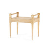 Villa & House - Paris Bench, Natural-Bungalow 5-Blue Hand Home