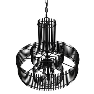 Ghost Chandelier-Noir Furniture-Blue Hand Home