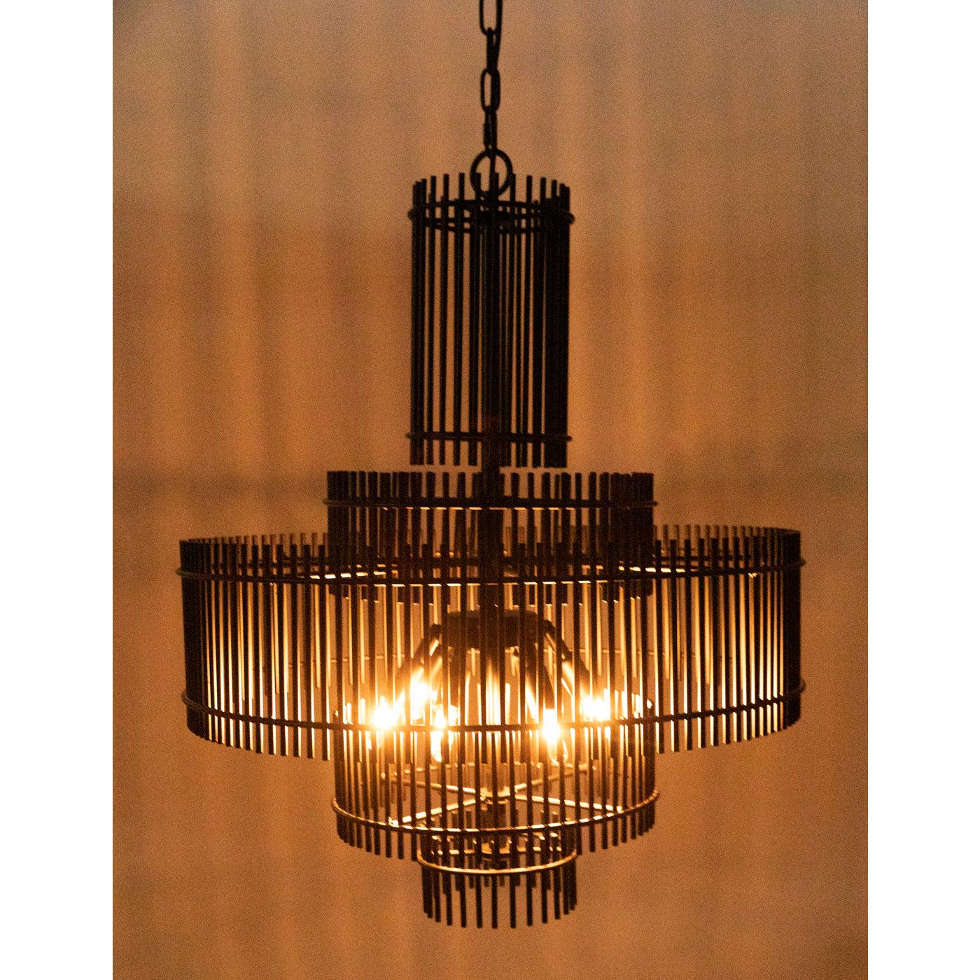 Ghost Chandelier-Noir Furniture-Blue Hand Home