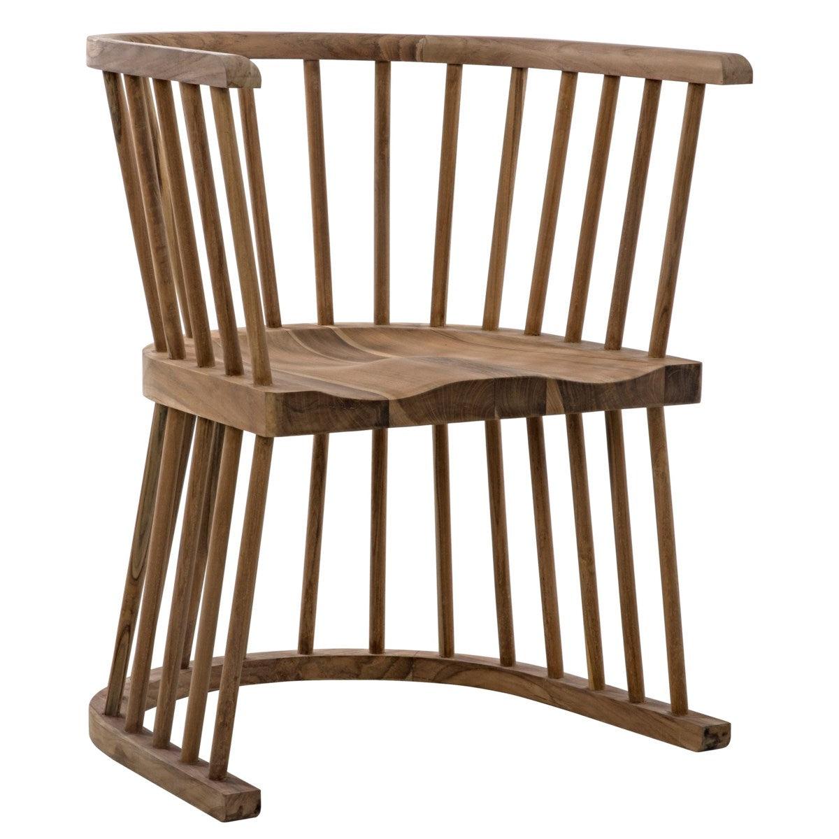 Teak hand online chair