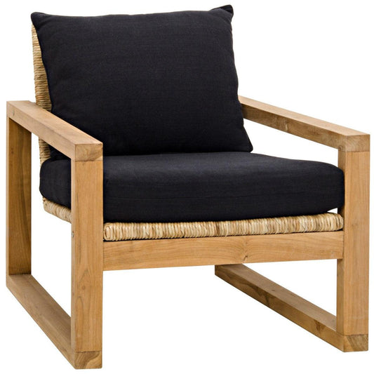 Noir Furniture Martin Chair, Teak-Noir Furniture-Blue Hand Home