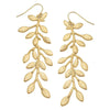 Susan Shaw Handcast Gold "vine" Earring-Susan Shaw Jewelry-Blue Hand Home